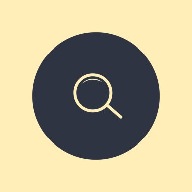 Yuvarlak Arkaplan EPS10 'da Simge Vektörünü Ara