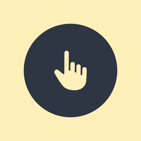 Vector Hand Icon Symbol Flat Design Background Eps10 — 스톡 벡터