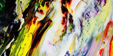 Renkli soyut arka plan duvar kağıdı. Modern motif görsel sanat. Yağlı boya karışımı. Moda el boyama bezi. Duvar dekorasyonu ve duvar resimleri fikri. 3 Boyutlu Doku.