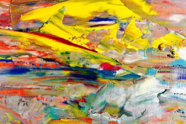 Renkli soyut arka plan duvar kağıdı. Modern motif görsel sanat. Yağlı boya karışımı. Moda el boyama bezi. Duvar dekorasyonu ve duvar resimleri fikri. 3 Boyutlu Doku.