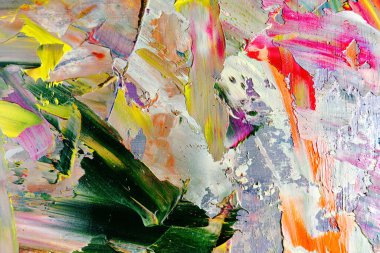 Renkli soyut arka plan duvar kağıdı. Modern motif görsel sanat. Yağlı boya karışımı. Moda el boyama bezi. Duvar dekorasyonu ve duvar resimleri fikri. 3 Boyutlu Doku.