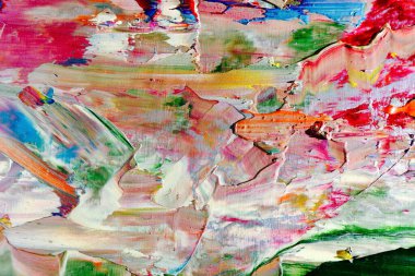 Renkli soyut arka plan duvar kağıdı. Modern motif görsel sanat. Yağlı boya karışımı. Moda el boyama bezi. Duvar dekorasyonu ve duvar resimleri fikri. 3 Boyutlu Doku.