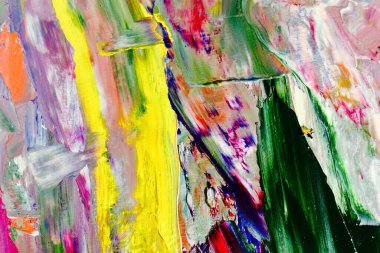 Renkli soyut arka plan duvar kağıdı. Modern motif görsel sanat. Yağlı boya karışımı. Moda el boyama bezi. Duvar dekorasyonu ve duvar resimleri fikri. 3 Boyutlu Doku.