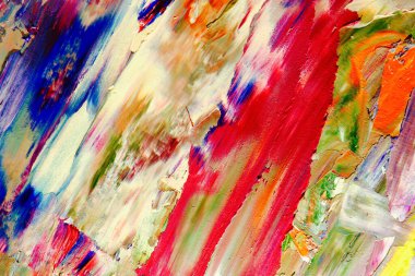 Renkli soyut arka plan duvar kağıdı. Modern motif görsel sanat. Yağlı boya karışımı. Moda el boyama bezi. Duvar dekorasyonu ve duvar resimleri fikri. 3 Boyutlu Doku.