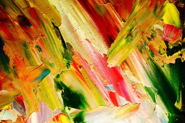 Renkli soyut arka plan duvar kağıdı. Modern motif görsel sanat. Yağlı boya karışımı. Moda el boyama bezi. Duvar dekorasyonu ve duvar resimleri fikri. 3 Boyutlu Doku.