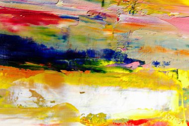 Renkli soyut arka plan duvar kağıdı. Modern motif görsel sanat. Yağlı boya karışımı. Moda el boyama bezi. Duvar dekorasyonu ve duvar resimleri fikri. 3 Boyutlu Doku.