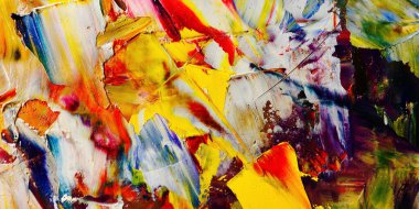 Renkli soyut arka plan duvar kağıdı. Modern motif görsel sanat. Yağlı boya karışımı. Moda el boyama bezi. Duvar dekorasyonu ve duvar resimleri fikri. 3 Boyutlu Doku.