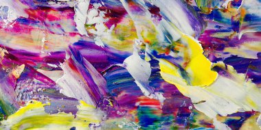 Renkli soyut arka plan duvar kağıdı. Modern motif görsel sanat. Yağlı boya karışımı. Moda el boyama bezi. Duvar dekorasyonu ve duvar resimleri fikri. 3 Boyutlu Doku.