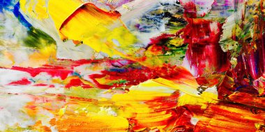 Renkli soyut arka plan duvar kağıdı. Modern motif görsel sanat. Yağlı boya karışımı. Moda el boyama bezi. Duvar dekorasyonu ve duvar resimleri fikri. 3 Boyutlu Doku.