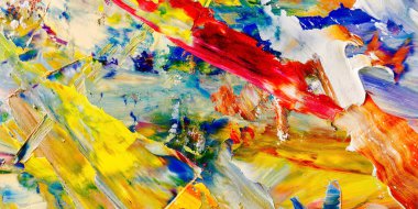 Renkli soyut arka plan duvar kağıdı. Modern motif görsel sanat. Yağlı boya karışımı. Moda el boyama bezi. Duvar dekorasyonu ve duvar resimleri fikri. 3 Boyutlu Doku.