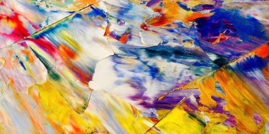 Renkli soyut arka plan duvar kağıdı. Modern motif görsel sanat. Yağlı boya karışımı. Moda el boyama bezi. Duvar dekorasyonu ve duvar resimleri fikri. 3 Boyutlu Doku.