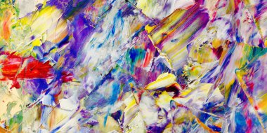 Renkli soyut arka plan duvar kağıdı. Modern motif görsel sanat. Yağlı boya karışımı. Moda el boyama bezi. Duvar dekorasyonu ve duvar resimleri fikri. 3 Boyutlu Doku.