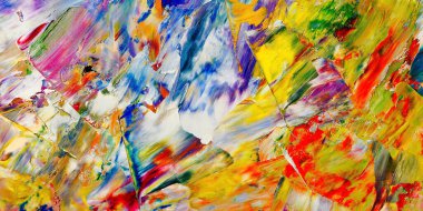 Renkli soyut arka plan duvar kağıdı. Modern motif görsel sanat. Yağlı boya karışımı. Moda el boyama bezi. Duvar dekorasyonu ve duvar resimleri fikri. 3 Boyutlu Doku.