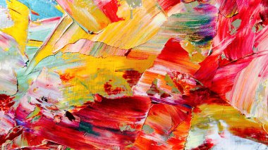 Renkli soyut arka plan duvar kağıdı. Modern motif görsel sanat. Yağlı boya karışımı. Moda el boyama bezi. Duvar dekorasyonu ve duvar resimleri fikri. 3 Boyutlu Doku.