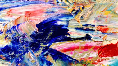      Renkli soyut arka plan duvar kağıdı. Modern motif görsel sanat. Yağlı boya karışımı. Moda el boyama bezi. Duvar dekorasyonu ve duvar resimleri fikri. 3 Boyutlu Doku                         