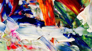 Renkli soyut arka plan duvar kağıdı. Modern motif görsel sanat. Yağlı boya karışımı. Moda el boyama bezi. Duvar dekorasyonu ve duvar resimleri fikri. 3 Boyutlu Doku.