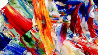 Renkli soyut arka plan duvar kağıdı. Modern motif görsel sanat. Yağlı boya karışımı. Moda el boyama bezi. Duvar dekorasyonu ve duvar resimleri fikri. 3 Boyutlu Doku.