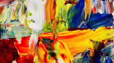 Renkli soyut arka plan duvar kağıdı. Modern motif görsel sanat. Yağlı boya karışımı. Moda el boyama bezi. Duvar dekorasyonu ve duvar resimleri fikri. 3 Boyutlu Doku.