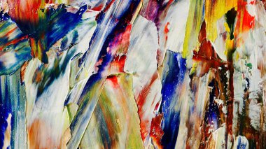 Renkli soyut arka plan duvar kağıdı. Modern motif görsel sanat. Yağlı boya karışımı. Moda el boyama bezi. Duvar dekorasyonu ve duvar resimleri fikri. 3 Boyutlu Doku.