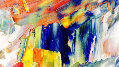 Renkli soyut arka plan duvar kağıdı. Modern motif görsel sanat. Yağlı boya karışımı. Moda el boyama bezi. Duvar dekorasyonu ve duvar resimleri fikri. 3 Boyutlu Doku.