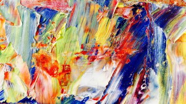 Renkli soyut arka plan duvar kağıdı. Modern motif görsel sanat. Yağlı boya karışımı. Moda el boyama bezi. Duvar dekorasyonu ve duvar resimleri fikri. 3 Boyutlu Doku.