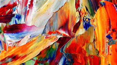 Renkli soyut arka plan duvar kağıdı. Modern motif görsel sanat. Yağlı boya karışımı. Moda el boyama bezi. Duvar dekorasyonu ve duvar resimleri fikri. 3 Boyutlu Doku.