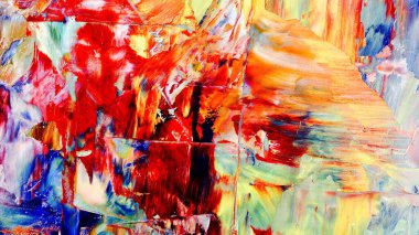 Renkli soyut arka plan duvar kağıdı. Modern motif görsel sanat. Yağlı boya karışımı. Moda el boyama bezi. Duvar dekorasyonu ve duvar resimleri fikri. 3 Boyutlu Doku