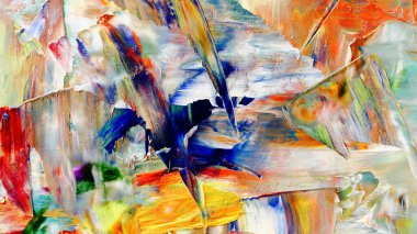 Renkli soyut arka plan duvar kağıdı. Modern motif görsel sanat. Yağlı boya karışımı. Moda el boyama bezi. Duvar dekorasyonu ve duvar resimleri fikri. 3 Boyutlu Doku