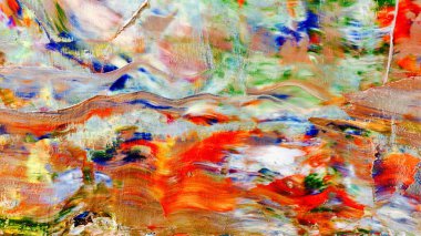 Renkli soyut arka plan duvar kağıdı. Modern motif görsel sanat. Yağlı boya karışımı. Moda el boyama bezi. Duvar dekorasyonu ve duvar resimleri fikri. 3 Boyutlu Doku