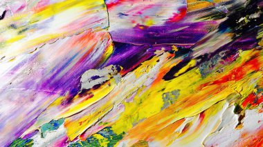 Renkli soyut arka plan duvar kağıdı. Modern motif görsel sanat. Yağlı boya karışımı. Moda el boyama bezi. Duvar dekorasyonu ve duvar resimleri fikri. 3 Boyutlu Doku
