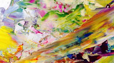 Renkli soyut arka plan duvar kağıdı. Modern motif görsel sanat. Yağlı boya karışımı. Moda el boyama bezi. Duvar dekorasyonu ve duvar resimleri fikri. 3 Boyutlu Doku.