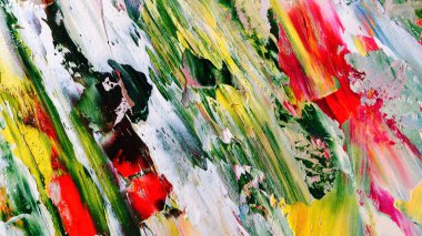 Renkli soyut arka plan duvar kağıdı. Modern motif görsel sanat. Yağlı boya karışımı. Moda el boyama bezi. Duvar dekorasyonu ve duvar resimleri fikri. 3 Boyutlu Doku.