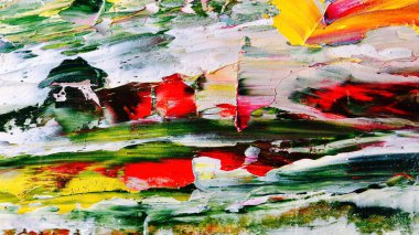 Renkli soyut arka plan duvar kağıdı. Modern motif görsel sanat. Yağlı boya karışımı. Moda el boyama bezi. Duvar dekorasyonu ve duvar resimleri fikri. 3 Boyutlu Doku.