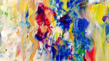 Renkli soyut arka plan duvar kağıdı. Modern motif görsel sanat. Yağlı boya karışımı. Moda el boyama bezi. Duvar dekorasyonu ve duvar resimleri fikri. 3 Boyutlu Doku.