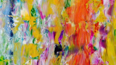 Renkli soyut arka plan duvar kağıdı. Modern motif görsel sanat. Yağlı boya karışımı. Moda el boyama bezi. Duvar dekorasyonu ve duvar resimleri fikri. 3 Boyutlu Doku.