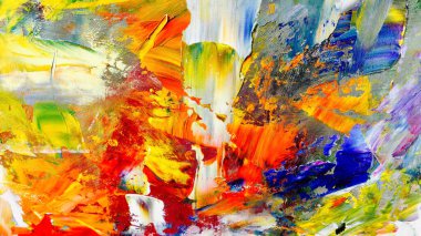 Renkli soyut arka plan duvar kağıdı. Modern motif görsel sanat. Yağlı boya karışımı. Moda el boyama bezi. Duvar dekorasyonu ve duvar resimleri fikri. 3 Boyutlu Doku.