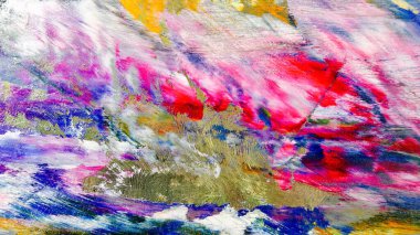 Renkli soyut arka plan duvar kağıdı. Modern motif görsel sanat. Yağlı boya karışımı. Moda el boyama bezi. Duvar dekorasyonu ve duvar resimleri fikri. 3 Boyutlu Doku.