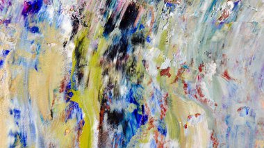 Renkli soyut arka plan duvar kağıdı. Modern motif görsel sanat. Yağlı boya karışımı. Moda el boyama bezi. Duvar dekorasyonu ve duvar resimleri fikri. 3 Boyutlu Doku