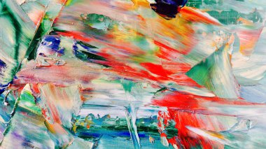 Renkli soyut arka plan duvar kağıdı. Modern motif görsel sanat. Yağlı boya karışımı. Moda el boyama bezi. Duvar dekorasyonu ve duvar resimleri fikri. 3 Boyutlu Doku