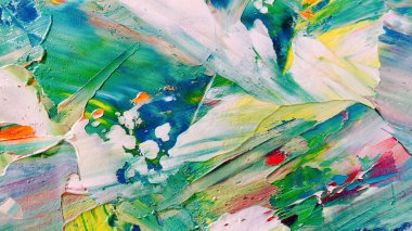 Renkli soyut arka plan duvar kağıdı. Modern motif görsel sanat. Yağlı boya karışımı. Moda el boyama bezi. Duvar dekorasyonu ve duvar resimleri fikri. 3 Boyutlu Doku.