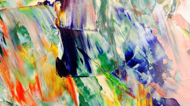 Renkli soyut arka plan duvar kağıdı. Modern motif görsel sanat. Yağlı boya karışımı. Moda el boyama bezi. Duvar dekorasyonu ve duvar resimleri fikri. 3 Boyutlu Doku.