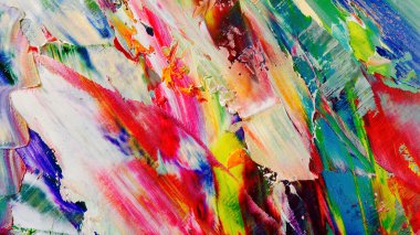 Renkli soyut arka plan duvar kağıdı. Modern motif görsel sanat. Yağlı boya karışımı. Moda el boyama bezi. Duvar dekorasyonu ve duvar resimleri fikri. 3 Boyutlu Doku.