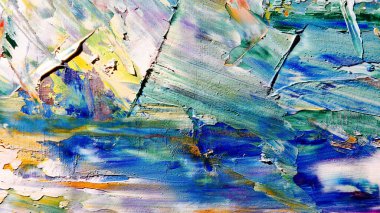 Renkli soyut arka plan duvar kağıdı. Modern motif görsel sanat. Yağlı boya karışımı. Moda el boyama bezi. Duvar dekorasyonu ve duvar resimleri fikri. 3 Boyutlu Doku