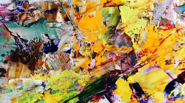 Renkli soyut arka plan duvar kağıdı. Modern motif görsel sanat. Yağlı boya karışımı. Moda el boyama bezi. Duvar dekorasyonu ve duvar resimleri fikri. 3 Boyutlu Doku