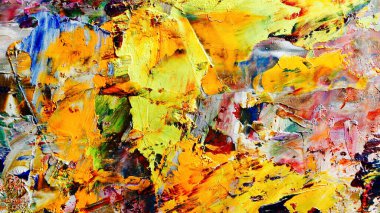 Renkli soyut arka plan duvar kağıdı. Modern motif görsel sanat. Yağlı boya karışımı. Moda el boyama bezi. Duvar dekorasyonu ve duvar resimleri fikri. 3 Boyutlu Doku
