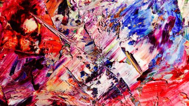 Renkli soyut arka plan duvar kağıdı. Modern motif görsel sanat. Yağlı boya karışımı. Moda el boyama bezi. Duvar dekorasyonu ve duvar resimleri fikri. 3 Boyutlu Doku.