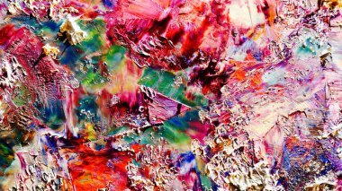 Renkli soyut arka plan duvar kağıdı. Modern motif görsel sanat. Yağlı boya karışımı. Moda el boyama bezi. Duvar dekorasyonu ve duvar resimleri fikri. 3 Boyutlu Doku.