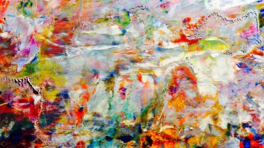 Renkli soyut arka plan duvar kağıdı. Modern motif görsel sanat. Yağlı boya karışımı. Moda el boyama bezi. Duvar dekorasyonu ve duvar resimleri fikri. 3 Boyutlu Doku.