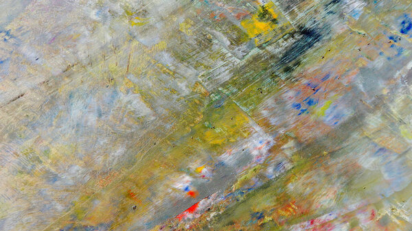 Красочные абстрактные обои для фона. Современный мотив визуального искусства. Смесь масляной краски. Модная ручная роспись холста. Настенный декор и настенный рисунок печатают идеи. 3D текстура