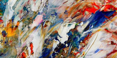 Renkli soyut arka plan duvar kağıdı. Modern motif görsel sanat. Yağlı boya karışımı. Moda el boyama bezi. Duvar dekorasyonu ve duvar resimleri fikri. 3 Boyutlu Doku